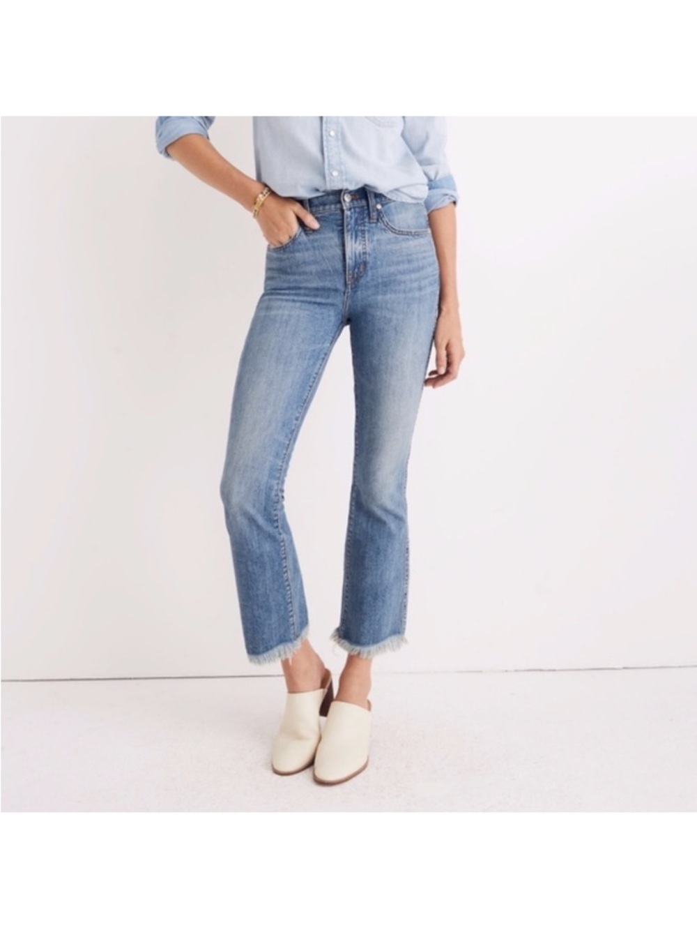 Madewell Cali Demi-Boot Jeans size 28